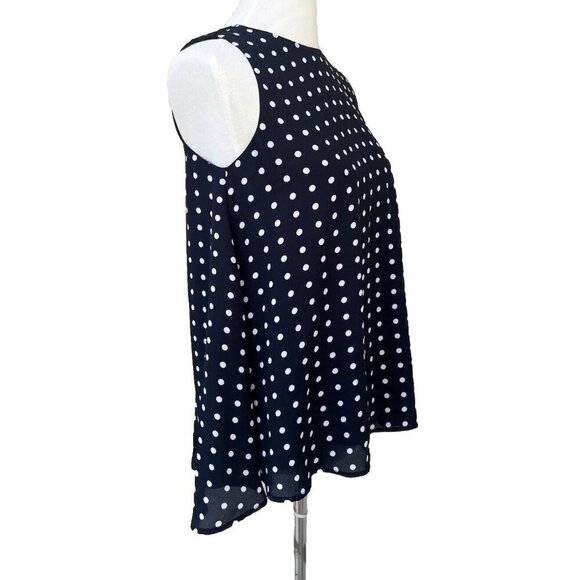 Philosophy Apparel Womens Printed Keyhole Swing Sleeveless Blouse Size S - Picture 6 of 16